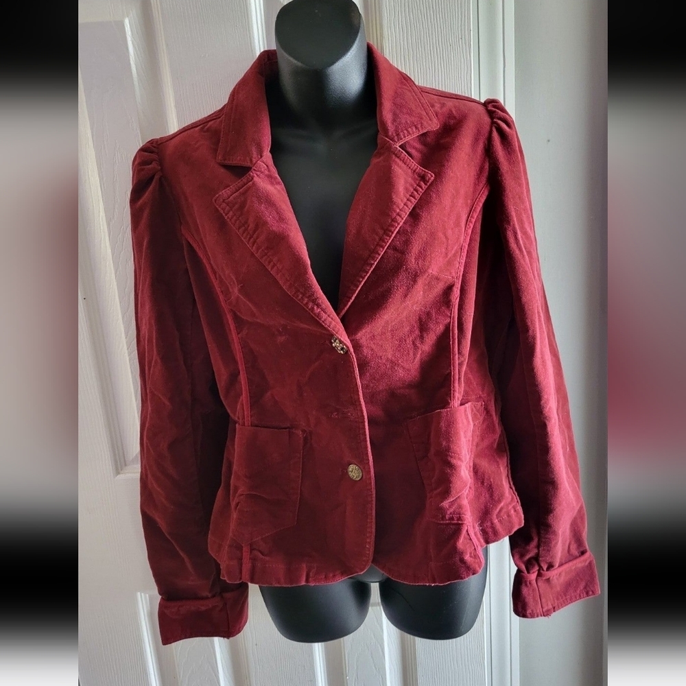 Levi Strauss & Co. Signature women's jacket blazer red size L - Picture 5 of 12